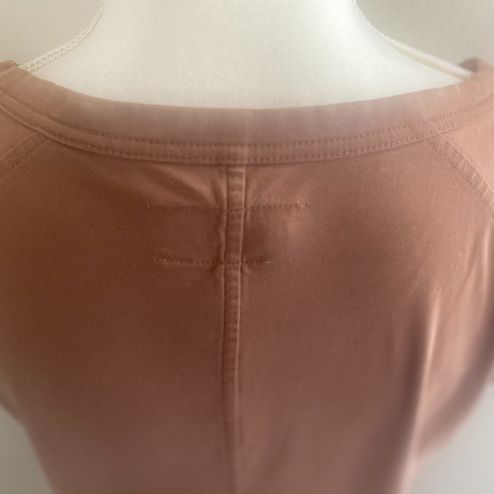 Everlane Women's Luxe Cotton Side-Slit Tee Dress Chocolate Size XS - Picture 7 of 9